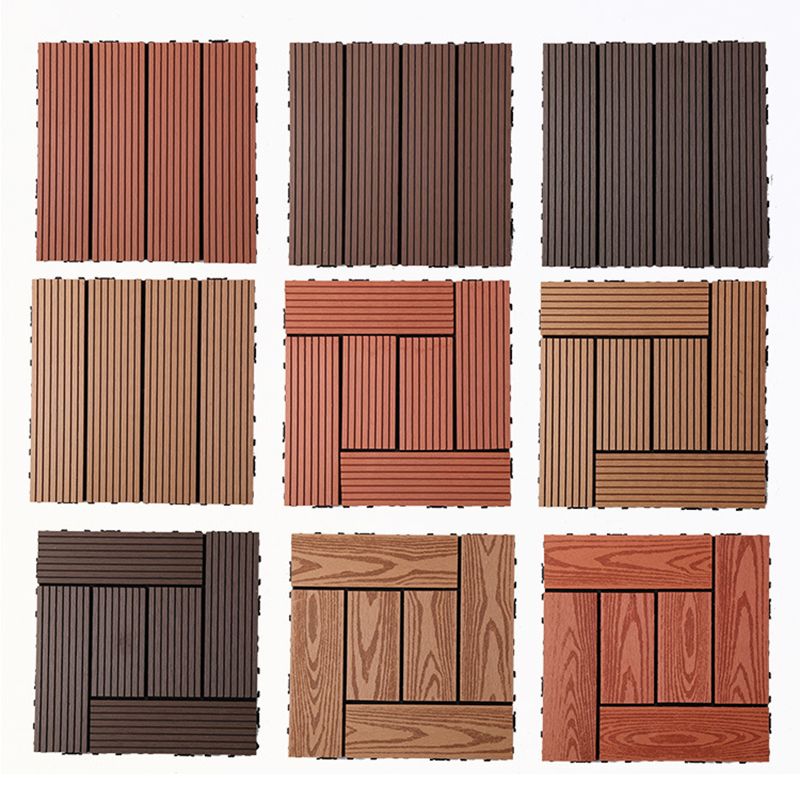 Rectangle Engineered Floor Tile Water Resistant Parquet Wooden Floor for Balcony Clearhalo 'Flooring 'Hardwood Flooring' 'hardwood_flooring' 'Home Improvement' 'home_improvement' 'home_improvement_hardwood_flooring' Walls and Ceiling' 1200x1200_a758d2f1-623b-4964-9de4-da1b037e18e1