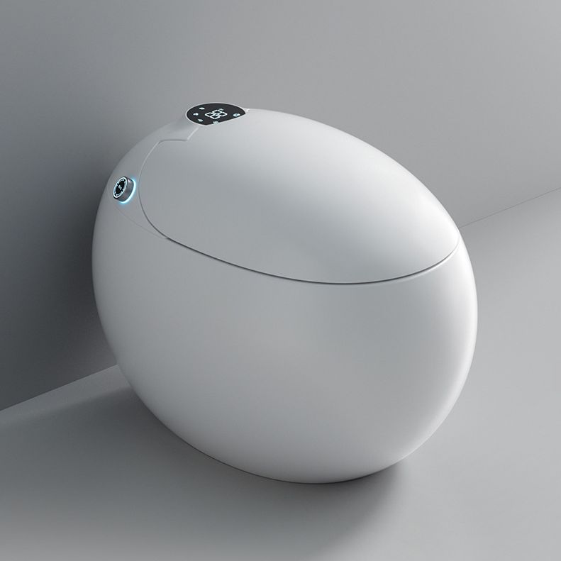 Contemporary Smart Bidet Ceramic Round White Dryer Floor Mount Bidet Clearhalo 'Bathroom Remodel & Bathroom Fixtures' 'Bidets' 'Home Improvement' 'home_improvement' 'home_improvement_bidets' 'Toilets & Bidets' 1200x1200_a7625c37-2fde-49cf-81d7-916bff983046