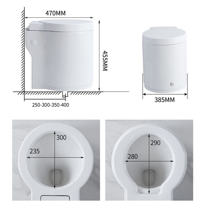 Floor Mounted Toilet One-Piece Toilet ABS Contemporary Flush Toilet Clearhalo 'Bathroom Remodel & Bathroom Fixtures' 'Home Improvement' 'home_improvement' 'home_improvement_toilets' 'Toilets & Bidets' 'Toilets' 1200x1200_a76332c1-504a-4e64-9b5c-ede0693c8707