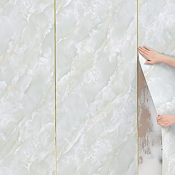 Modern Pearl Wainscoting PVC Wall Access Panel Peel and Stick Tin Plate Clearhalo 'Flooring 'Home Improvement' 'home_improvement' 'home_improvement_wall_paneling' 'Wall Paneling' 'wall_paneling' 'Walls & Ceilings' Walls and Ceiling' 1200x1200_a7718dbe-4719-4528-adca-0769e4ef5b9b