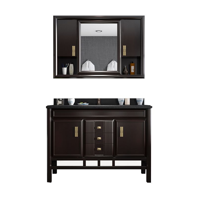 Traditional Wood Sink Vanity Solid Color Wall Mount Vanity Cabinet Clearhalo 'Bathroom Remodel & Bathroom Fixtures' 'Bathroom Vanities' 'bathroom_vanities' 'Home Improvement' 'home_improvement' 'home_improvement_bathroom_vanities' 1200x1200_a77331f1-0b00-4cd3-9713-c3e637f08c26