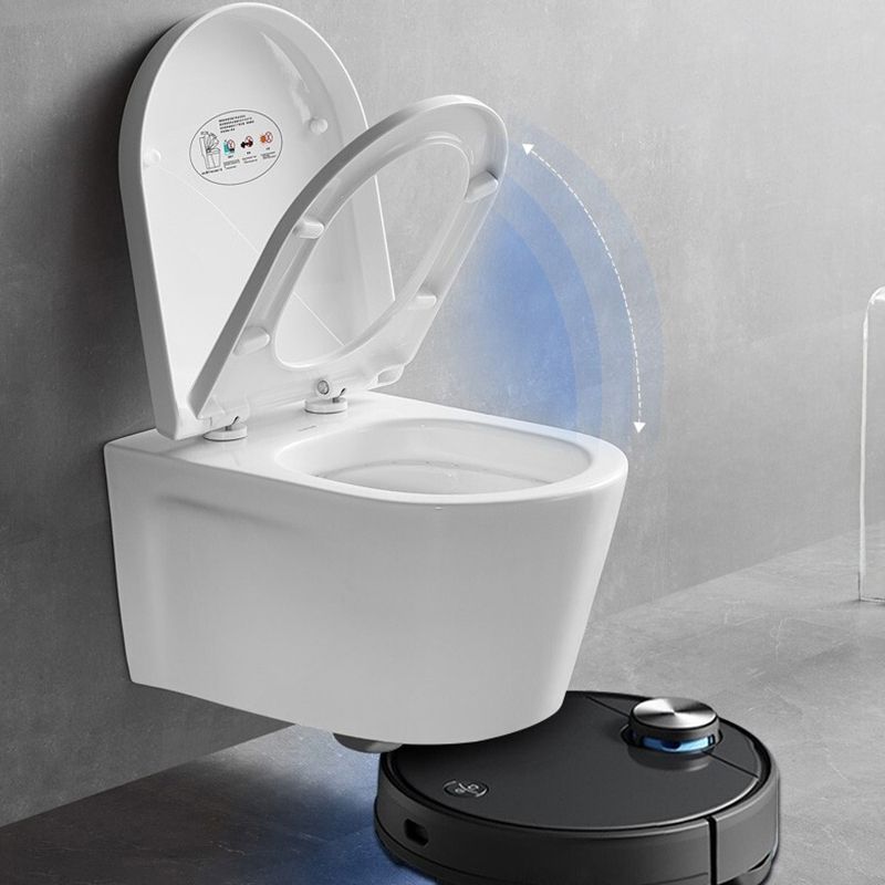 Modern White Ceramic Flush Toilet Wall Mount Urine Toilet with Seat for Bathroom Clearhalo 'Bathroom Remodel & Bathroom Fixtures' 'Home Improvement' 'home_improvement' 'home_improvement_toilets' 'Toilets & Bidets' 'Toilets' 1200x1200_a784038a-5a87-49f0-8527-28abcd19060a