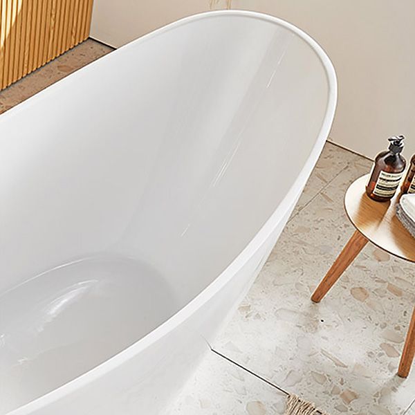 Antique Finish Oval Bathtub Stand Alone Modern Soaking Bath Tub Clearhalo 'Bathroom Remodel & Bathroom Fixtures' 'Bathtubs' 'Home Improvement' 'home_improvement' 'home_improvement_bathtubs' 'Showers & Bathtubs' 1200x1200_a78e4873-7183-49c5-b386-7991c3e143d6