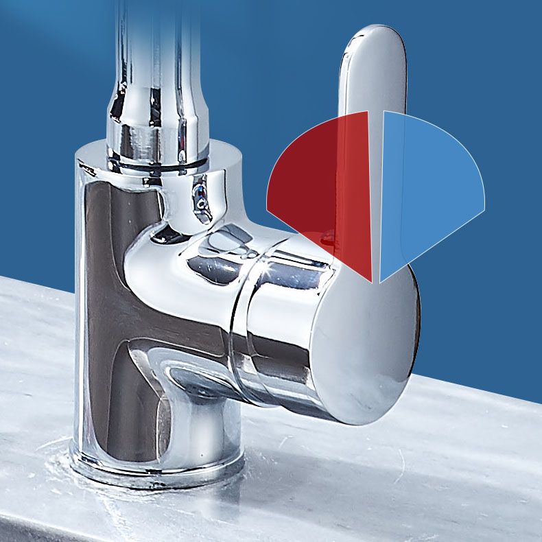 Contemporary Two Handles Kitchen Faucet Pull Down Bar Faucet Clearhalo 'Home Improvement' 'home_improvement' 'home_improvement_kitchen_faucets' 'Kitchen Faucets' 'Kitchen Remodel & Kitchen Fixtures' 'Kitchen Sinks & Faucet Components' 'kitchen_faucets' 1200x1200_a78fee4e-9808-4290-a9d3-caaa475dad07