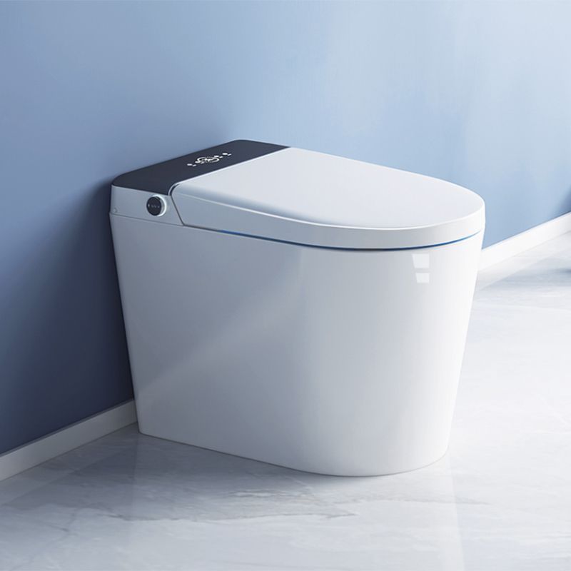 Floor Mount Bidet Elongated Contemporary Ceramic Foot Sensor Heated Seat Clearhalo 'Bathroom Remodel & Bathroom Fixtures' 'Bidets' 'Home Improvement' 'home_improvement' 'home_improvement_bidets' 'Toilets & Bidets' 1200x1200_a790c1e2-0716-4b2b-a338-dfe566550cd9