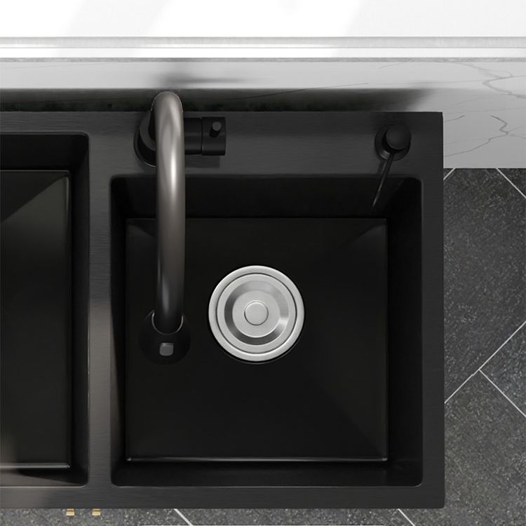 Modern Style Kitchen Sink Stainless Steel All-in-one Kitchen Sink with Drain Strainer Kit Clearhalo 'Home Improvement' 'home_improvement' 'home_improvement_kitchen_sinks' 'Kitchen Remodel & Kitchen Fixtures' 'Kitchen Sinks & Faucet Components' 'Kitchen Sinks' 'kitchen_sinks' 1200x1200_a7b9058a-af10-4bab-b3d2-fef3f25e8307