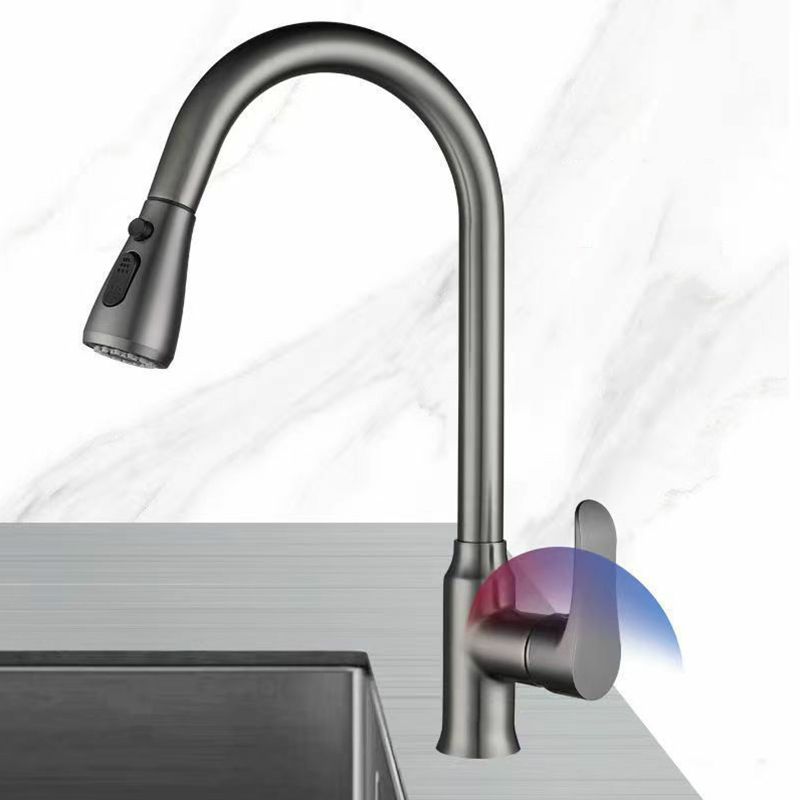 1-Handle Faucets Copper with Pull Out Sprayer with Water Dispenser Faucets Clearhalo 'Home Improvement' 'home_improvement' 'home_improvement_kitchen_faucets' 'Kitchen Faucets' 'Kitchen Remodel & Kitchen Fixtures' 'Kitchen Sinks & Faucet Components' 'kitchen_faucets' 1200x1200_a7e481d5-6cb6-4955-b055-2da61de4d0c2