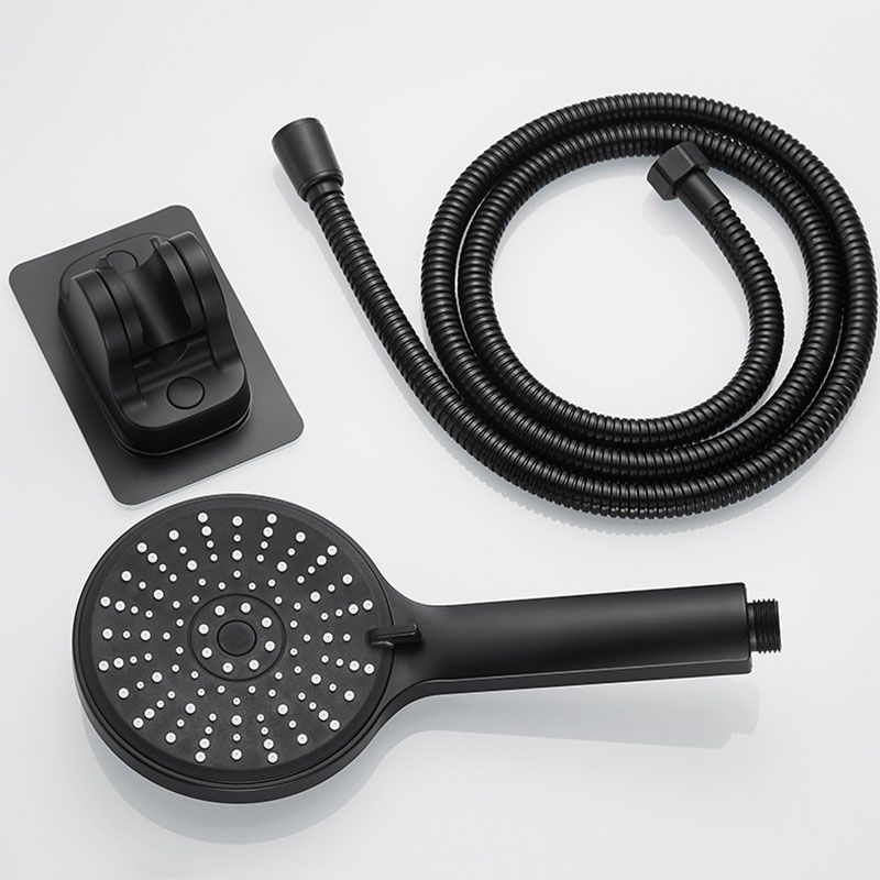 ABS Plastic Handheld Shower Head High Flow 5-Spray Patterns Wall-Mount Showerhead Clearhalo 'Bathroom Remodel & Bathroom Fixtures' 'Home Improvement' 'home_improvement' 'home_improvement_shower_heads' 'Shower Heads' 'shower_heads' 'Showers & Bathtubs Plumbing' 'Showers & Bathtubs' 1200x1200_a7f672ba-a9ca-4744-86cc-5bb932d120c7