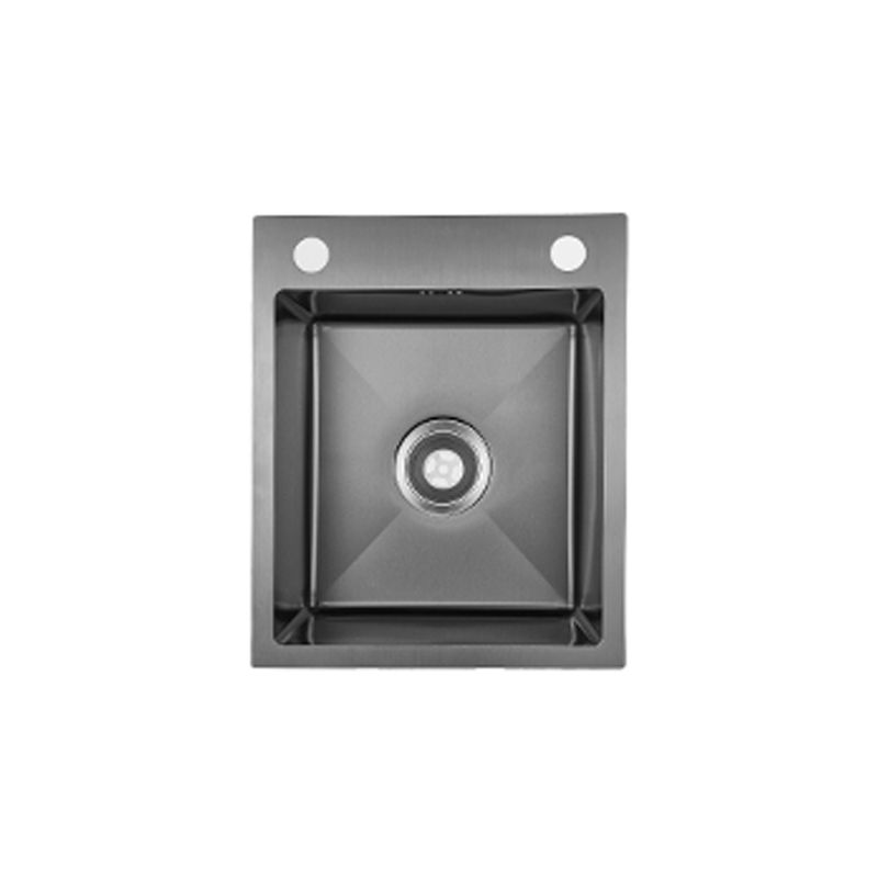 Stainless Steel Kitchen Sink Modern Bar Sink with Drain Strainer Kit Clearhalo 'Home Improvement' 'home_improvement' 'home_improvement_kitchen_sinks' 'Kitchen Remodel & Kitchen Fixtures' 'Kitchen Sinks & Faucet Components' 'Kitchen Sinks' 'kitchen_sinks' 1200x1200_a7f6b2cc-a507-4305-918b-dc2ddad61939