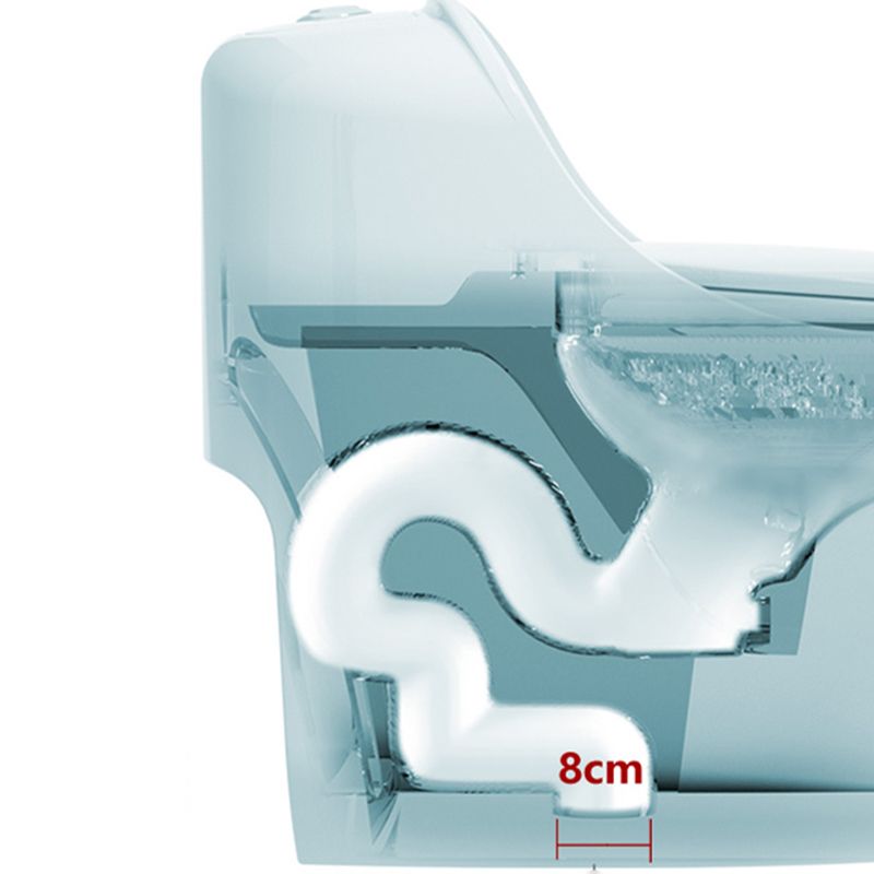 Modern Ceramic Flush Toilet Floor Mounted Urine Toilet with Slow Close Seat for Washroom Clearhalo 'Bathroom Remodel & Bathroom Fixtures' 'Home Improvement' 'home_improvement' 'home_improvement_toilets' 'Toilets & Bidets' 'Toilets' 1200x1200_a8146c5d-50a3-4423-90a1-63823ee2e498