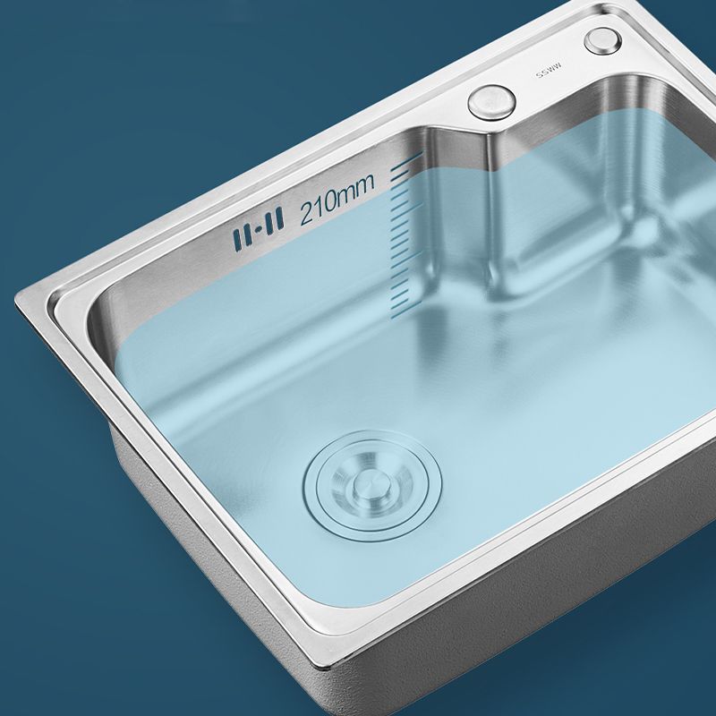 Modern Style Kitchen Sink Noise-cancelling Design Drop-In Kitchen Sink Clearhalo 'Home Improvement' 'home_improvement' 'home_improvement_kitchen_sinks' 'Kitchen Remodel & Kitchen Fixtures' 'Kitchen Sinks & Faucet Components' 'Kitchen Sinks' 'kitchen_sinks' 1200x1200_a82269c8-b657-468a-8a51-1035f5b1a842