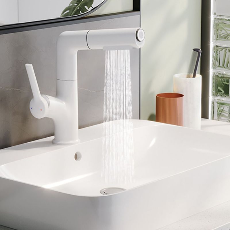 Swivel Spout Bathroom Sink Faucet with Lever Handle Vessel Sink Faucet Clearhalo 'Bathroom Remodel & Bathroom Fixtures' 'Bathroom Sink Faucets' 'Bathroom Sinks & Faucet Components' 'bathroom_sink_faucets' 'Home Improvement' 'home_improvement' 'home_improvement_bathroom_sink_faucets' 1200x1200_a82675f3-46fe-4baf-b2be-b8a36c75ad39