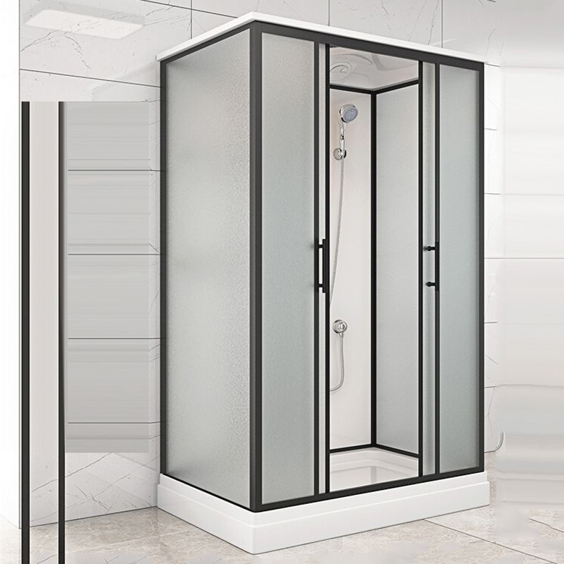 Rectangle Shower Stall with Shower Base Tempered Glass Shower Stall Clearhalo 'Bathroom Remodel & Bathroom Fixtures' 'Home Improvement' 'home_improvement' 'home_improvement_shower_stalls_enclosures' 'Shower Stalls & Enclosures' 'shower_stalls_enclosures' 'Showers & Bathtubs' 1200x1200_a8309f8e-0fd8-496c-9959-62266415cdeb