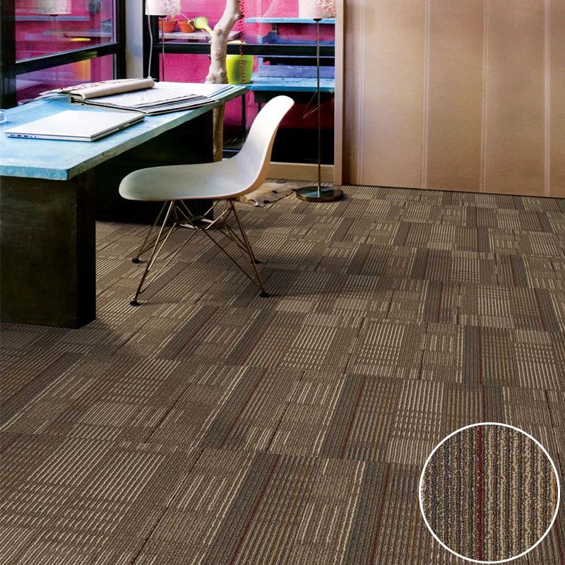 Carpet Tile Non-Skid Fade Resistant Geometry Self-Stick Peel and Stick Carpet Tiles Clearhalo 'Carpet Tiles & Carpet Squares' 'carpet_tiles_carpet_squares' 'Flooring 'Home Improvement' 'home_improvement' 'home_improvement_carpet_tiles_carpet_squares' Walls and Ceiling' 1200x1200_a867f851-6d49-4101-b8fd-ca75a9a311e5