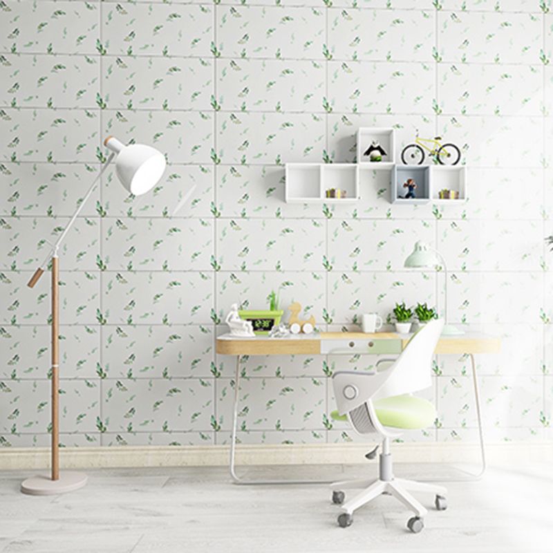 Modern Rectangular Peel and Stick Backsplash Tile PVC Wallpaper Clearhalo 'Flooring 'Home Improvement' 'home_improvement' 'home_improvement_peel_stick_blacksplash' 'Peel & Stick Backsplash Tile' 'peel_stick_blacksplash' 'Walls & Ceilings' Walls and Ceiling' 1200x1200_a86a5b39-628c-4add-b2a9-8db5b510b3fb