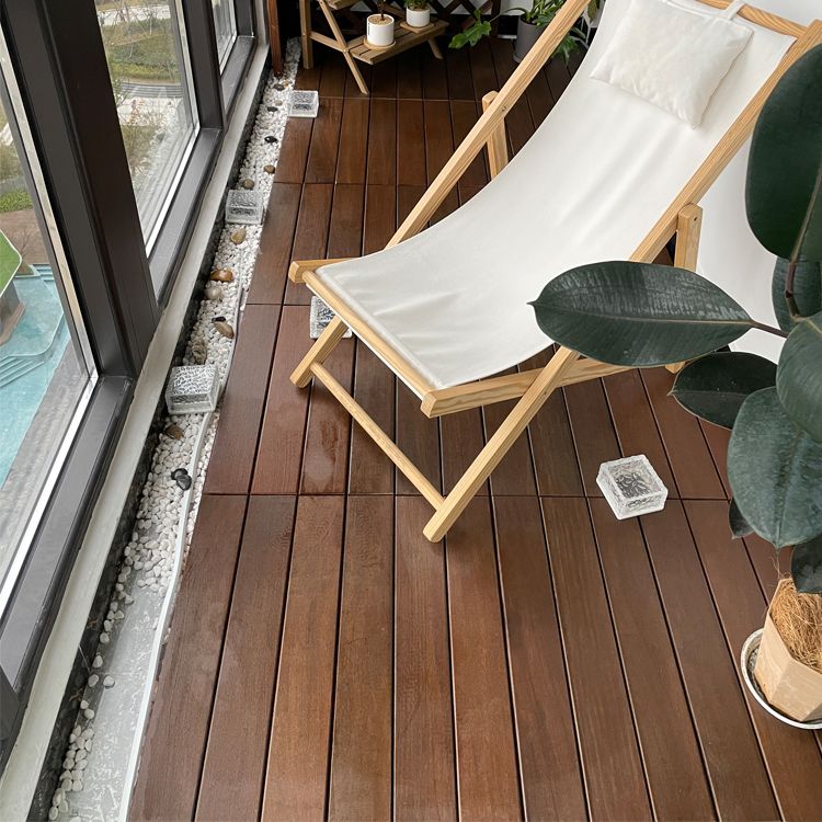 Contemporary Rectangle Hardwood Flooring Water Resistant Click-Locking Wood Flooring Clearhalo 'Flooring 'Hardwood Flooring' 'hardwood_flooring' 'Home Improvement' 'home_improvement' 'home_improvement_hardwood_flooring' Walls and Ceiling' 1200x1200_a86fa7d2-dde2-4eda-ad82-0ba879205566