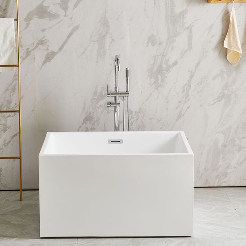 Freestanding Soaking Bathtub Antique Finish Rectangular Bathtub (Faucet not Included) Clearhalo 'Bathroom Remodel & Bathroom Fixtures' 'Bathtubs' 'Home Improvement' 'home_improvement' 'home_improvement_bathtubs' 'Showers & Bathtubs' 1200x1200_a87fc2e7-8d31-499a-b7cd-cee845128bfd