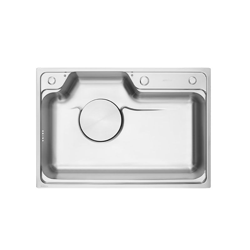 Soundproofing Stainless Steel Kitchen Sink Modern Style Stainless Steel Kitchen Sink Clearhalo 'Home Improvement' 'home_improvement' 'home_improvement_kitchen_sinks' 'Kitchen Remodel & Kitchen Fixtures' 'Kitchen Sinks & Faucet Components' 'Kitchen Sinks' 'kitchen_sinks' 1200x1200_a8b4452a-2367-4dc6-beb8-fc4cae953882