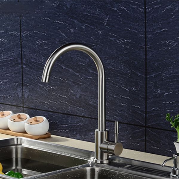 Modern Pulldown Sprayer Water Filler One Handle High Arch Kitchen Faucet with Deck Plate Clearhalo 'Home Improvement' 'home_improvement' 'home_improvement_kitchen_faucets' 'Kitchen Faucets' 'Kitchen Remodel & Kitchen Fixtures' 'Kitchen Sinks & Faucet Components' 'kitchen_faucets' 1200x1200_a8e6b681-fa74-4b5f-8e01-ba2d55c8d17d