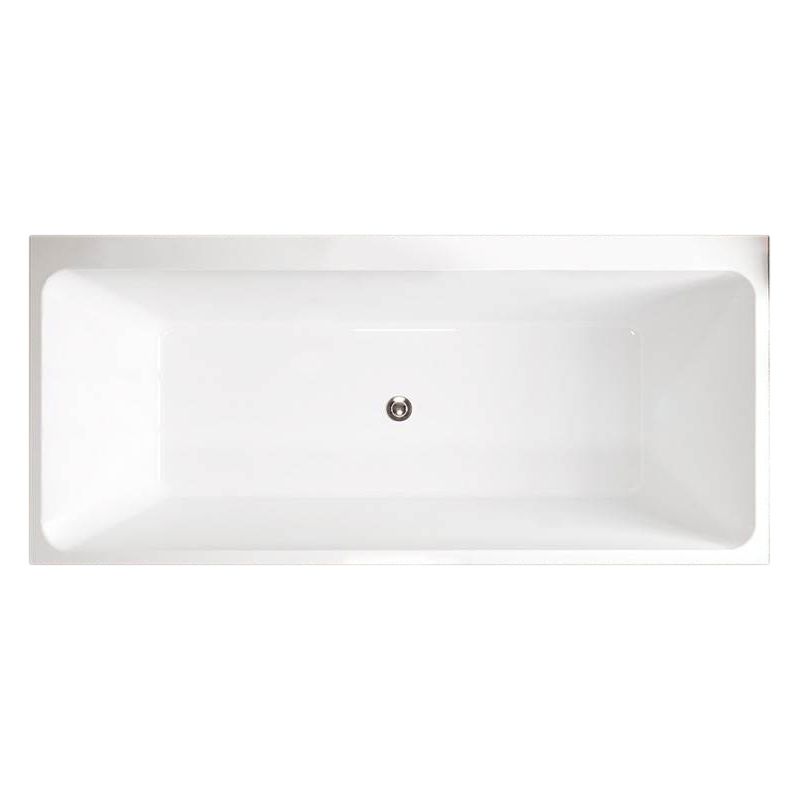 Modern Rectangular Drop in Bathtub Acrylic Soaking White Bath Clearhalo 'Bathroom Remodel & Bathroom Fixtures' 'Bathtubs' 'Home Improvement' 'home_improvement' 'home_improvement_bathtubs' 'Showers & Bathtubs' 1200x1200_a8e82b44-9d33-4dff-a0ac-b88e94e1a561