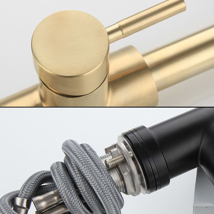 Modern Farmhouse Pull Down Water Filler One Handle High Arch Kitchen Faucet Clearhalo 'Home Improvement' 'home_improvement' 'home_improvement_kitchen_faucets' 'Kitchen Faucets' 'Kitchen Remodel & Kitchen Fixtures' 'Kitchen Sinks & Faucet Components' 'kitchen_faucets' 1200x1200_a92d9825-c968-498f-a481-3089d10733de