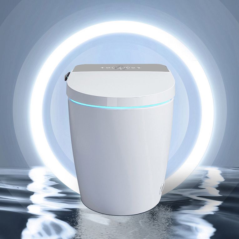 White Foot Sensor Contemporary Ceramic Elongated Smart Toilet Clearhalo 'Bathroom Remodel & Bathroom Fixtures' 'Bidets' 'Home Improvement' 'home_improvement' 'home_improvement_bidets' 'Toilets & Bidets' 1200x1200_a93564d2-83fc-4494-b003-da48adedc9ac