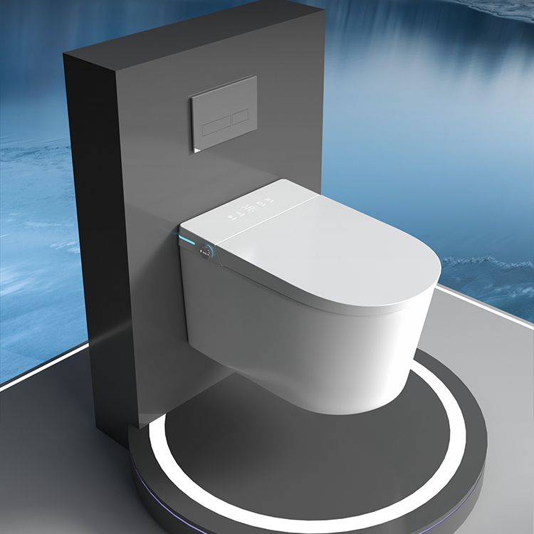 Elongated Wall Mounted Bidet Foot Sensor Wall Hung Toilet Set Clearhalo 'Bathroom Remodel & Bathroom Fixtures' 'Bidets' 'Home Improvement' 'home_improvement' 'home_improvement_bidets' 'Toilets & Bidets' 1200x1200_a937a788-a81a-4547-92c8-14b1c843771e
