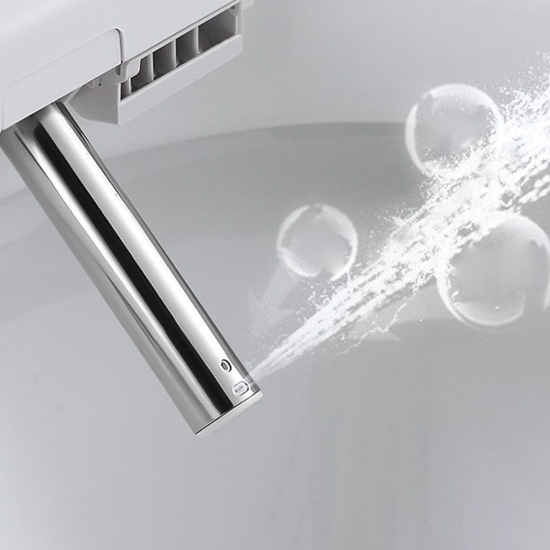 Contemporary White Electronic Toilet Elongated Floor Mount Bidet Clearhalo 'Bathroom Remodel & Bathroom Fixtures' 'Bidets' 'Home Improvement' 'home_improvement' 'home_improvement_bidets' 'Toilets & Bidets' 1200x1200_a93963b4-f175-4e54-aaa0-502559980294