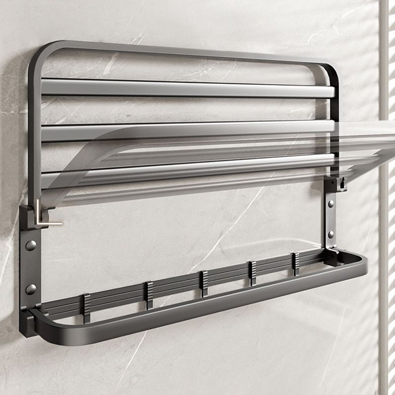 Grey Modern Bathroom Accessory As Individual Or As a Set with Towel Bar Clearhalo 'Bathroom Hardware Sets' 'Bathroom Hardware' 'Bathroom Remodel & Bathroom Fixtures' 'bathroom_hardware_sets' 'Home Improvement' 'home_improvement' 'home_improvement_bathroom_hardware_sets' 1200x1200_a9803f85-7b0c-4edb-896f-dc2d1a1b5de7