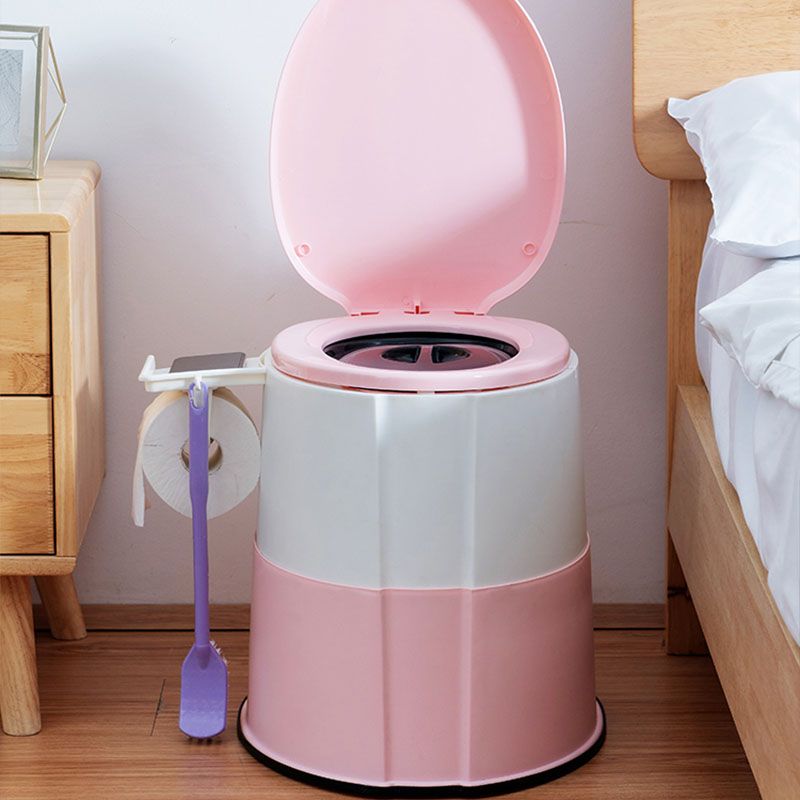 Modern Flush Toilet Plastic Round Floor Mount Toilet Bowl for Bathroom Clearhalo 'Bathroom Remodel & Bathroom Fixtures' 'Home Improvement' 'home_improvement' 'home_improvement_toilets' 'Toilets & Bidets' 'Toilets' 1200x1200_a980adc8-9649-4479-9df8-db61d59b4572