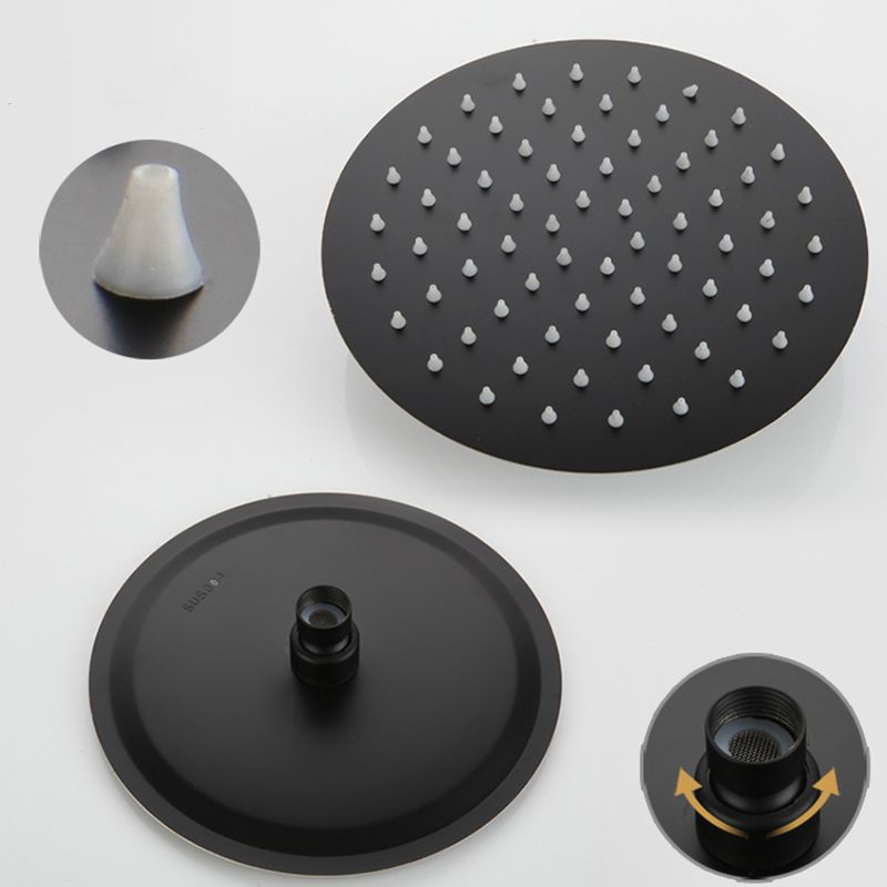 Modern Oval Swivel Shower Stainless Steel Shower Head Shower Faucet on Wall Clearhalo 'Bathroom Remodel & Bathroom Fixtures' 'Home Improvement' 'home_improvement' 'home_improvement_shower_faucets' 'Shower Faucets & Systems' 'shower_faucets' 'Showers & Bathtubs Plumbing' 'Showers & Bathtubs' 1200x1200_a993e4cf-76fd-491f-886a-6e79a50b761c