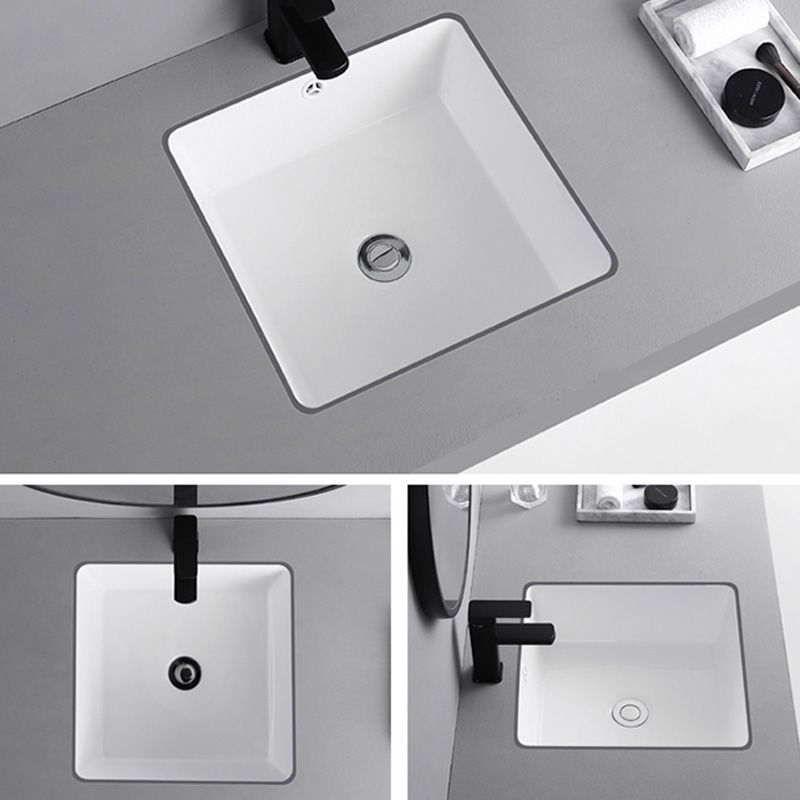 Traditional Undermount Vanity Sink Round Porcelain with Overflow Basin Sink Clearhalo 'Bathroom Remodel & Bathroom Fixtures' 'Bathroom Sinks & Faucet Components' 'Bathroom Sinks' 'bathroom_sink' 'Home Improvement' 'home_improvement' 'home_improvement_bathroom_sink' 1200x1200_a995766c-29e6-466c-8a0d-10b4223bf760