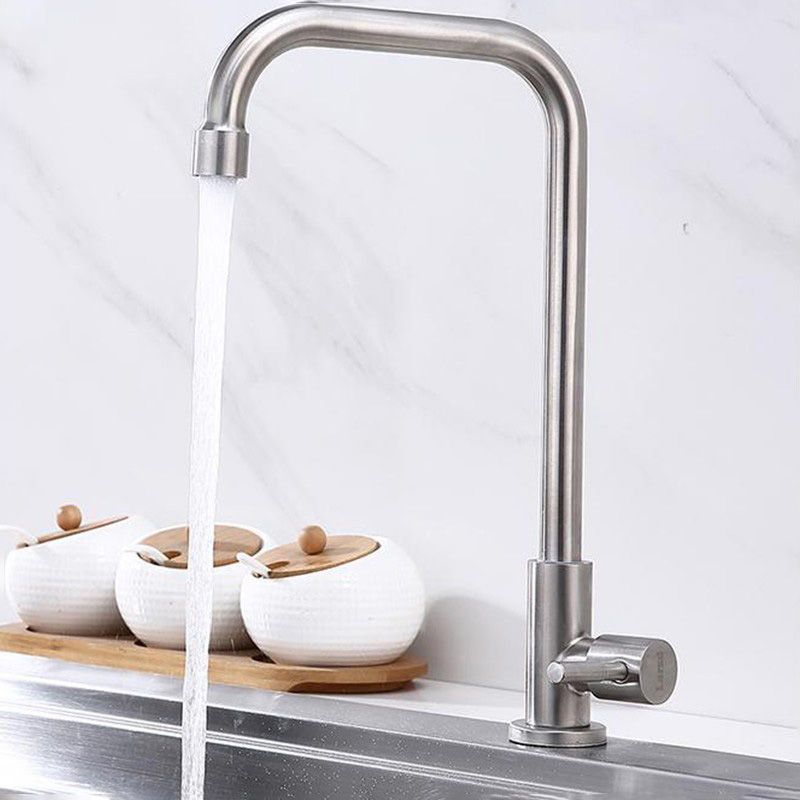 Modern Bridge Kitchen Faucet Stainless Steel High Arch Sink Faucet Clearhalo 'Home Improvement' 'home_improvement' 'home_improvement_kitchen_faucets' 'Kitchen Faucets' 'Kitchen Remodel & Kitchen Fixtures' 'Kitchen Sinks & Faucet Components' 'kitchen_faucets' 1200x1200_a99c3851-d3fc-466e-ad8a-8f3d5360bbca