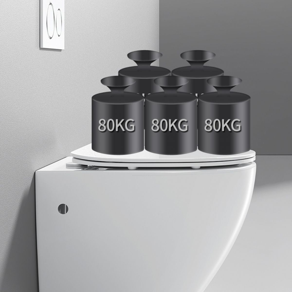 Contemporary Flush Toilet One Piece Toilet Wall Mount Porcelain Urine Toilet Clearhalo 'Bathroom Remodel & Bathroom Fixtures' 'Home Improvement' 'home_improvement' 'home_improvement_toilets' 'Toilets & Bidets' 'Toilets' 1200x1200_a99f674d-aa6f-4372-8cbd-97345080e40b