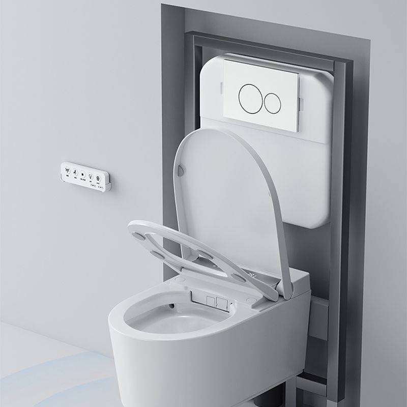 Toilet Bidet and Seat Antimicrobial Dryer Wall Mounted Bidet Clearhalo 'Bathroom Remodel & Bathroom Fixtures' 'Bidets' 'Home Improvement' 'home_improvement' 'home_improvement_bidets' 'Toilets & Bidets' 1200x1200_a9a21673-3f60-4a74-9350-a03595f44c4c