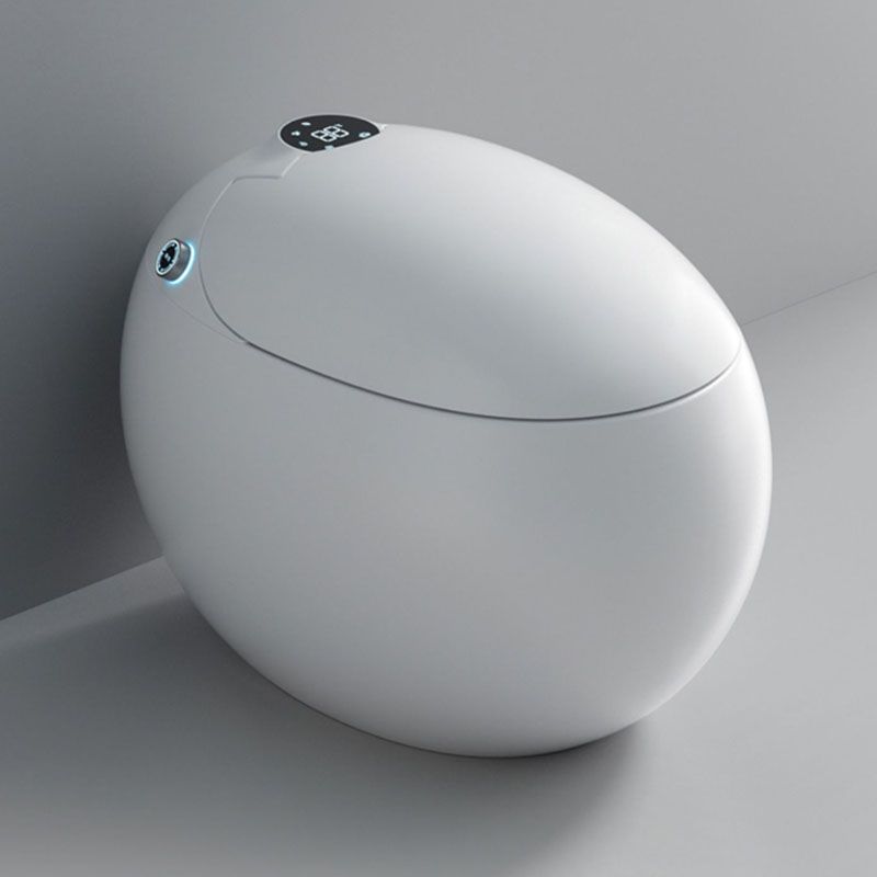 Contemporary White Round Ceramic Heated Seat Floor Mount Bidet Clearhalo 'Bathroom Remodel & Bathroom Fixtures' 'Bidets' 'Home Improvement' 'home_improvement' 'home_improvement_bidets' 'Toilets & Bidets' 1200x1200_a9b63833-aa57-4379-a3d0-efb2b3795297