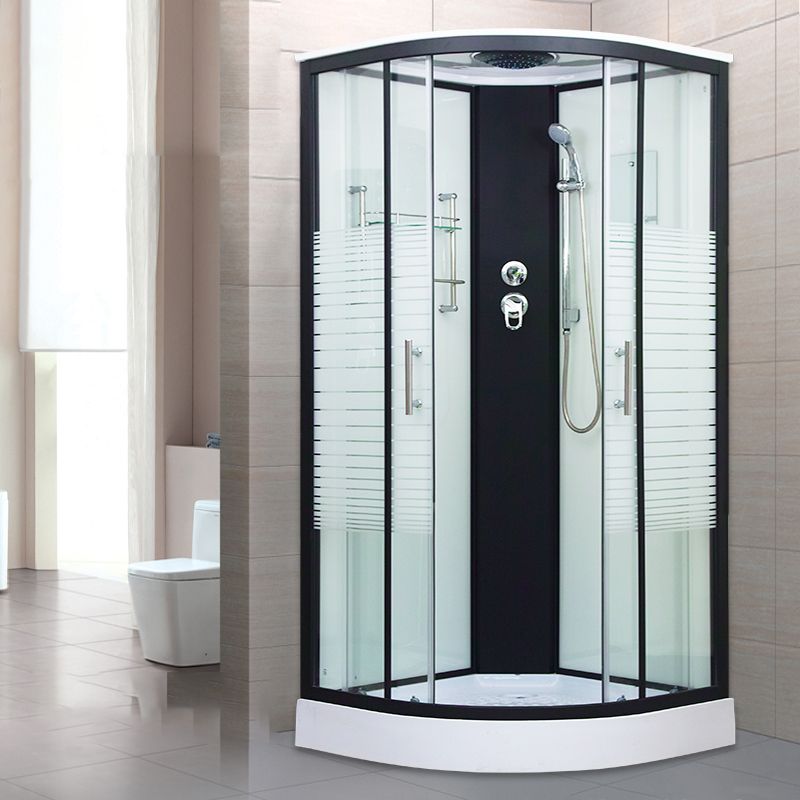 Tempered Glass Shower Stall Double Sliding Shower Stall with Header Clearhalo 'Bathroom Remodel & Bathroom Fixtures' 'Home Improvement' 'home_improvement' 'home_improvement_shower_stalls_enclosures' 'Shower Stalls & Enclosures' 'shower_stalls_enclosures' 'Showers & Bathtubs' 1200x1200_a9bac92f-f49e-4553-9b08-d4afd94e934f