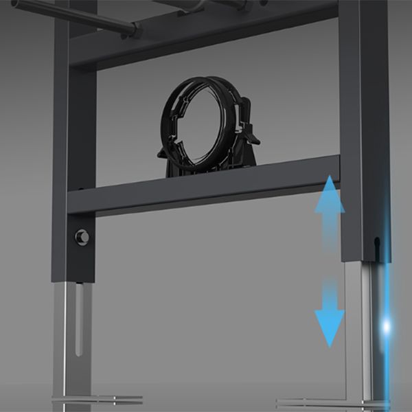 Foot Sensor Temperature Control Elongated Ceramic Wall Mounted Bidet Clearhalo 'Bathroom Remodel & Bathroom Fixtures' 'Bidets' 'Home Improvement' 'home_improvement' 'home_improvement_bidets' 'Toilets & Bidets' 1200x1200_a9bac94a-260b-4829-8184-0bd2085262df