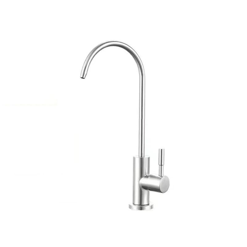 Modern 1-Handle Faucet with Water Dispenser 1-Hole Standard Kitchen Faucet Clearhalo 'Home Improvement' 'home_improvement' 'home_improvement_kitchen_faucets' 'Kitchen Faucets' 'Kitchen Remodel & Kitchen Fixtures' 'Kitchen Sinks & Faucet Components' 'kitchen_faucets' 1200x1200_a9f9116d-fa76-4120-9e3a-d985eba59082