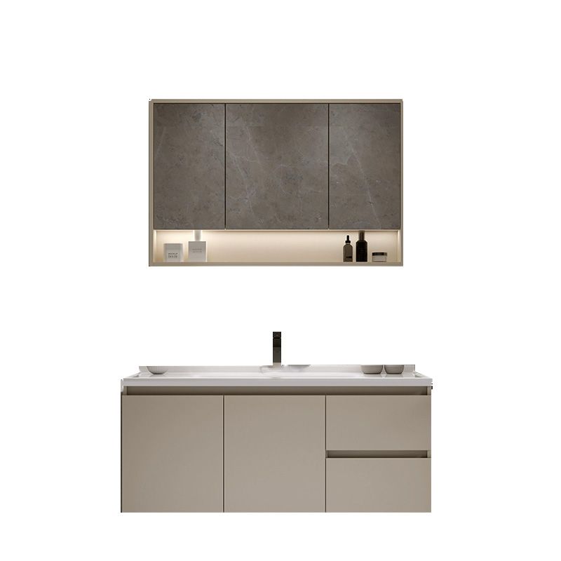 White Solid Wood Rectangular Modern Wall Mount Bathroom Vanity Set Clearhalo 'Bathroom Remodel & Bathroom Fixtures' 'Bathroom Vanities' 'bathroom_vanities' 'Home Improvement' 'home_improvement' 'home_improvement_bathroom_vanities' 1200x1200_aa2eae4b-be0c-4e80-8232-f305e304ba5e