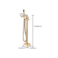 Floor Mounted Metal Freestanding Tub Filler Swivel Freestanding Tub Filler Trim in Gold Clearhalo 'Bathroom Remodel & Bathroom Fixtures' 'Bathtub Faucets' 'bathtub_faucets' 'Home Improvement' 'home_improvement' 'home_improvement_bathtub_faucets' 1200x1200_aa3cf1e1-9acd-498e-9152-9de0bb970370