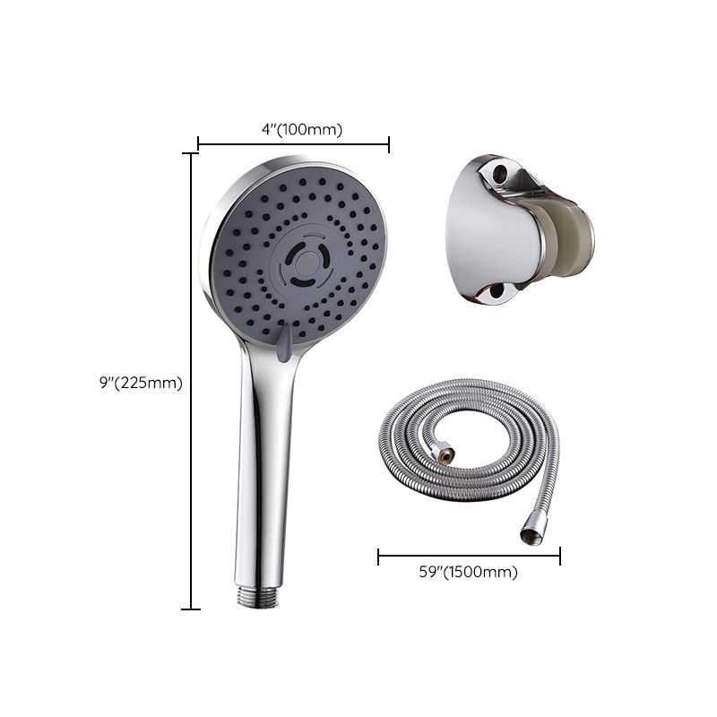 Round Shower Head Plastic Shower Head with Adjustable Spray Pattern Clearhalo 'Bathroom Remodel & Bathroom Fixtures' 'Home Improvement' 'home_improvement' 'home_improvement_shower_heads' 'Shower Heads' 'shower_heads' 'Showers & Bathtubs Plumbing' 'Showers & Bathtubs' 1200x1200_aa54c8ff-dfa5-4a6d-9f03-11bf7a42d5a9