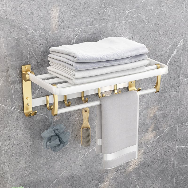 Modern Bath Hardware Set Bath Shelf Towel Bar Bathroom Accessories Hardware Set Clearhalo 'Bathroom Hardware Sets' 'Bathroom Hardware' 'Bathroom Remodel & Bathroom Fixtures' 'bathroom_hardware_sets' 'Home Improvement' 'home_improvement' 'home_improvement_bathroom_hardware_sets' 1200x1200_aa6a0e7b-ac0b-4f4d-ba5f-eef31350b90c