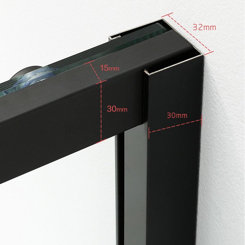 Modern Style Shower Stall Semicircle Metal Frame Framed Shower Stall Clearhalo 'Bathroom Remodel & Bathroom Fixtures' 'Home Improvement' 'home_improvement' 'home_improvement_shower_stalls_enclosures' 'Shower Stalls & Enclosures' 'shower_stalls_enclosures' 'Showers & Bathtubs' 1200x1200_aa712db3-77f0-4eab-bd2c-0808be9c1a52