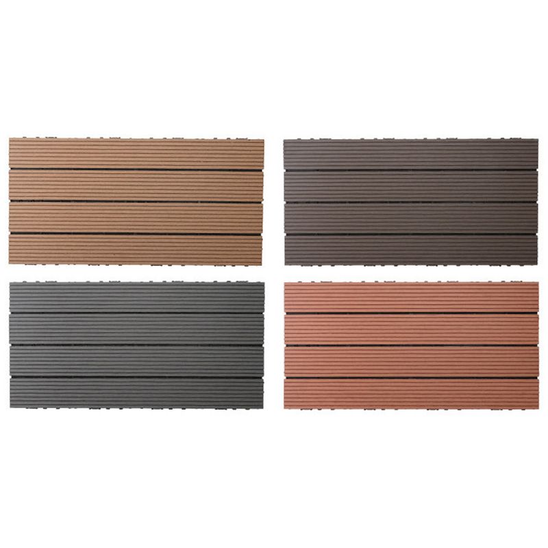 Wire Brushed Wood Floor Tile Click Lock Engineered Wood for Patio Garden Clearhalo 'Flooring 'Hardwood Flooring' 'hardwood_flooring' 'Home Improvement' 'home_improvement' 'home_improvement_hardwood_flooring' Walls and Ceiling' 1200x1200_aa76944e-b92c-4eaf-9ebe-bdbb2469ebec