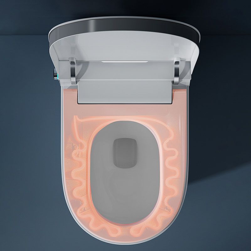 Contemporary 19.09" H Electronic Toilet Seat Elongated Floor Standing Bidet Clearhalo 'Bathroom Remodel & Bathroom Fixtures' 'Bidets' 'Home Improvement' 'home_improvement' 'home_improvement_bidets' 'Toilets & Bidets' 1200x1200_aa7ccec7-6142-4d6b-b9c8-60b1951fc7cc
