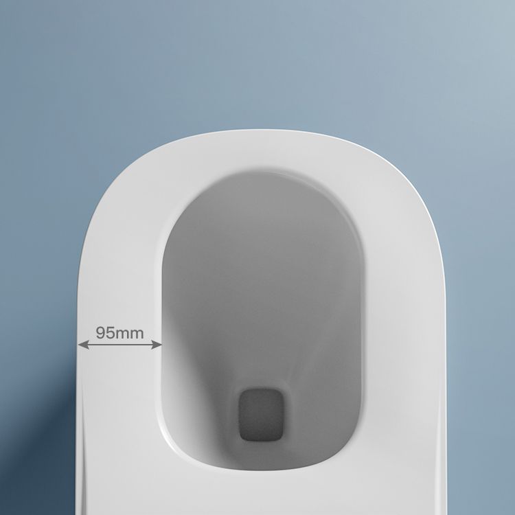 Contemporary White Floor Mount Bidet Elongated Horizontal with Bidet And Seat Clearhalo 'Bathroom Remodel & Bathroom Fixtures' 'Bidets' 'Home Improvement' 'home_improvement' 'home_improvement_bidets' 'Toilets & Bidets' 1200x1200_aa8dc74c-eb59-497e-8a8c-fb05596d38ed