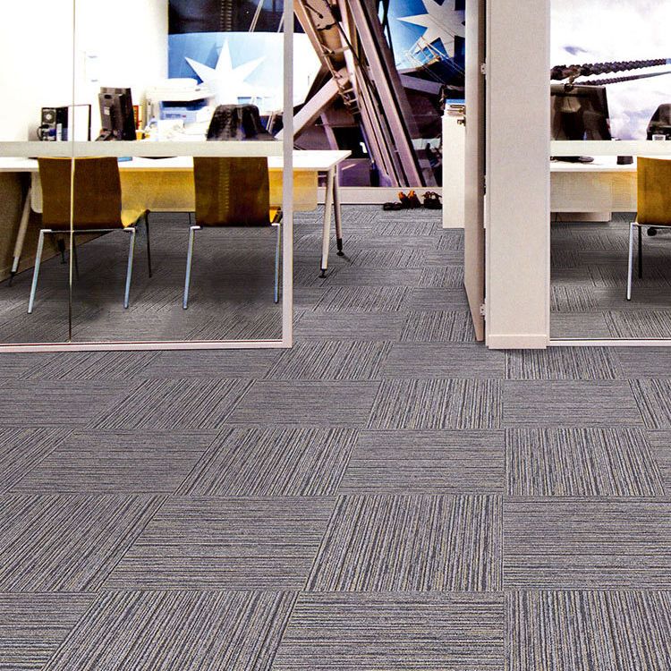 Carpet Tile Non-Skid Fade Resistant Geometry Self-Stick Carpet Tiles Bedroom Clearhalo 'Carpet Tiles & Carpet Squares' 'carpet_tiles_carpet_squares' 'Flooring 'Home Improvement' 'home_improvement' 'home_improvement_carpet_tiles_carpet_squares' Walls and Ceiling' 1200x1200_aac7beb0-94cf-4869-9cfe-3ba469334427
