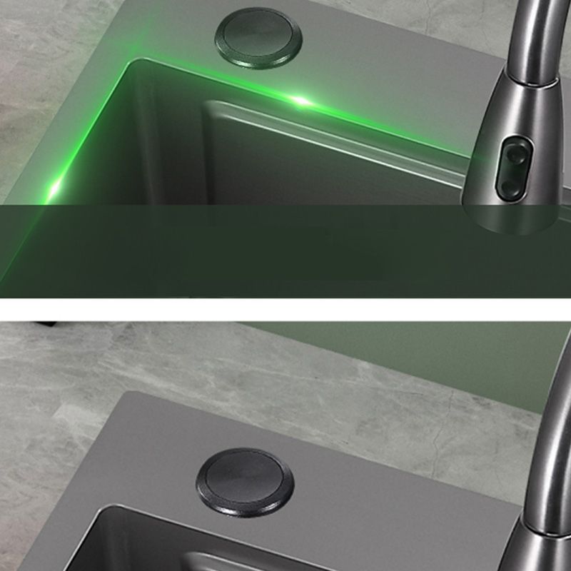 Modern Kitchen Bar Sink Stainless Steel with Basket Strainer Workstation Ledge Clearhalo 'Home Improvement' 'home_improvement' 'home_improvement_kitchen_sinks' 'Kitchen Remodel & Kitchen Fixtures' 'Kitchen Sinks & Faucet Components' 'Kitchen Sinks' 'kitchen_sinks' 1200x1200_aad7398e-5417-4bbd-a4cb-a681489e68ea