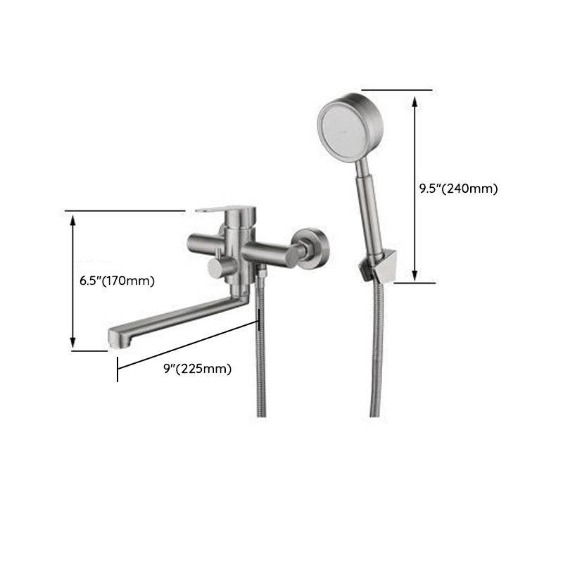 Contemporary Bridge-Style Kitchen Faucet Low Profile with Side Spray Clearhalo 'Home Improvement' 'home_improvement' 'home_improvement_kitchen_faucets' 'Kitchen Faucets' 'Kitchen Remodel & Kitchen Fixtures' 'Kitchen Sinks & Faucet Components' 'kitchen_faucets' 1200x1200_ab147ede-7784-46a2-a4ff-5551801ed770